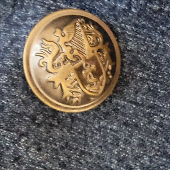 Est. 1946 Nautical Style Puff Shoulder 1980's Relaxed Fit Denim Jacket - Picture 4 of 14